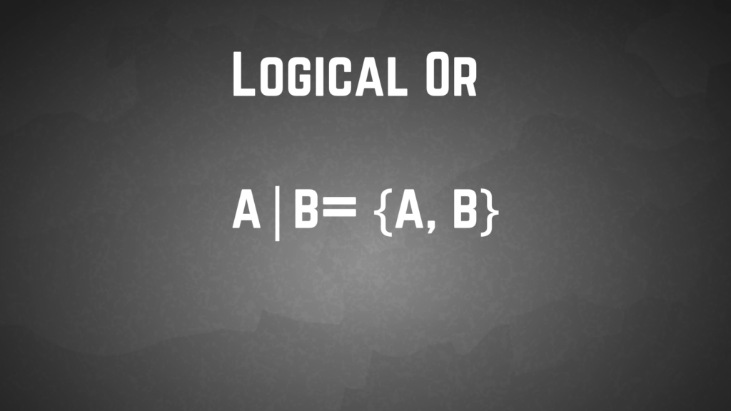 Logical Or RE